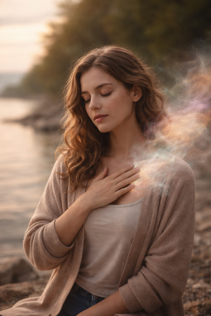 Soft, contemplative image representing emotional containment and nervous system safety